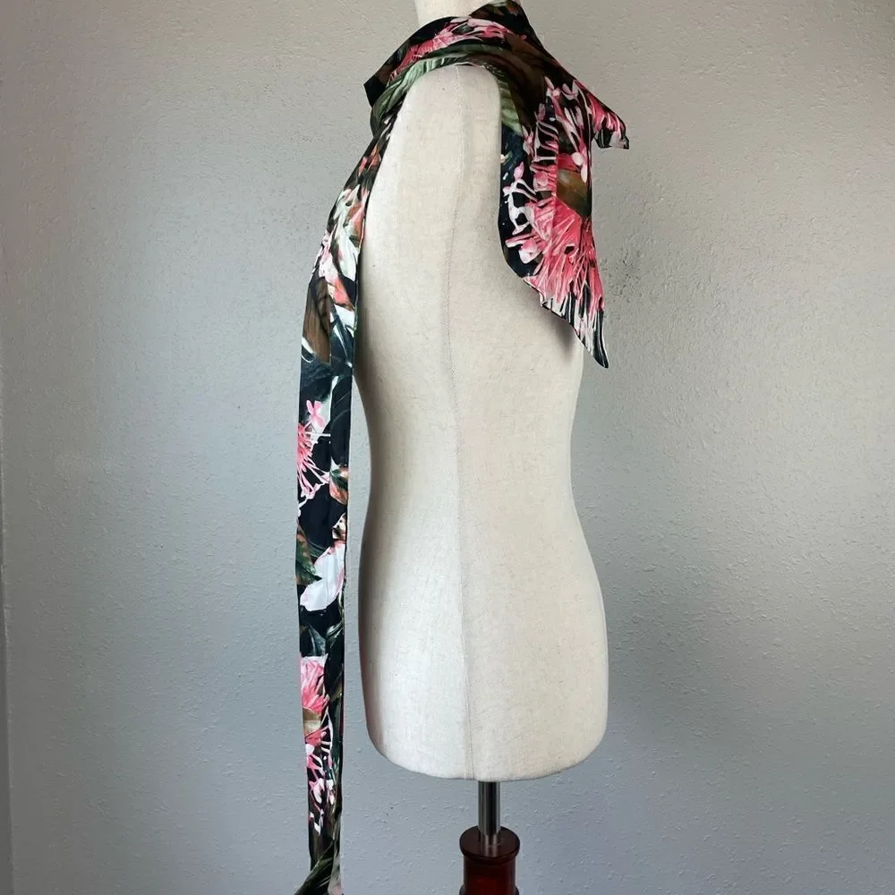Floral Scarf EUC
